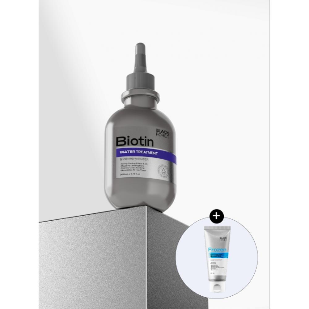 Blackforet Hair Loss Prevention Biotin Water Treatment 200ml + Cool Deep Clean Hair Loss Shampoo 60ml Extra Gift NONE