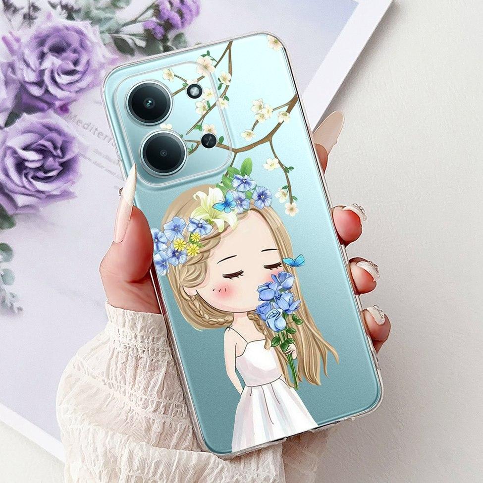 For Xiaomi Poco C85 4G Cover For Redmi 15C 4G Case Cute Cartoon Luxury Cool Boy Girls Fashion Butterfly Bumper Casing 25078RA3EA