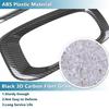 Front Fog Light Lamp Frame Decor Trim For Jeep Renegade 2016-2018 Carbon Fiber