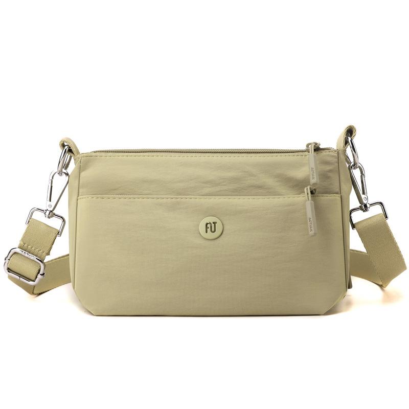 Women's Bag Solid Color Shoulder Bag Multi-Compartment Crossbody Bag