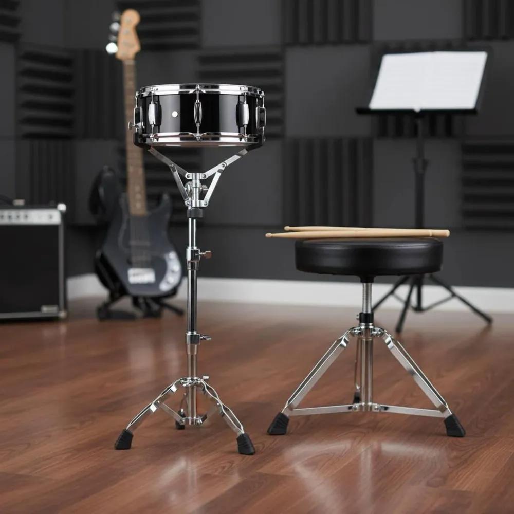 Snare Drum Rack Adjustable Silver