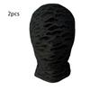 2pcs Black Cosplay Full Mask Breathable Cosplay Head Cover New Hood Cosplay Prop