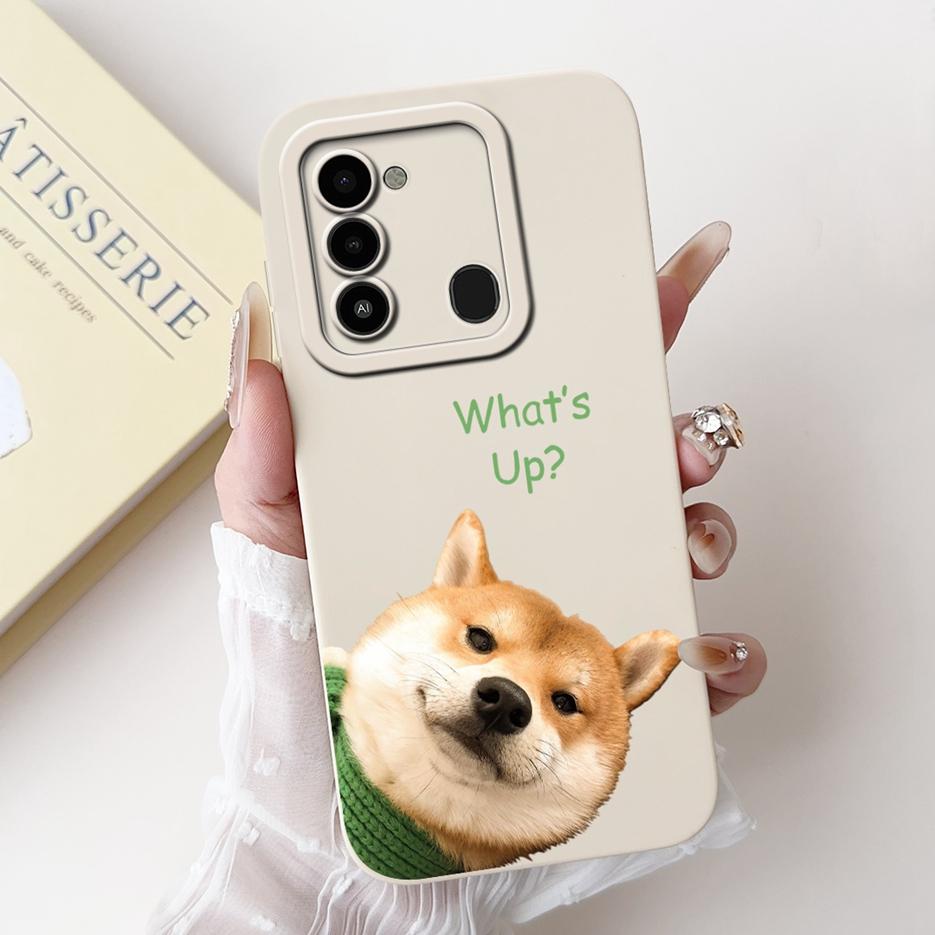 For Tecno Spark Go 2022 Case KG5 KG5h Cute Panda Cartoon Cover For Tecno Spark 8C Spark8C KG5k KG5j Phone Case Soft Fundas Coque