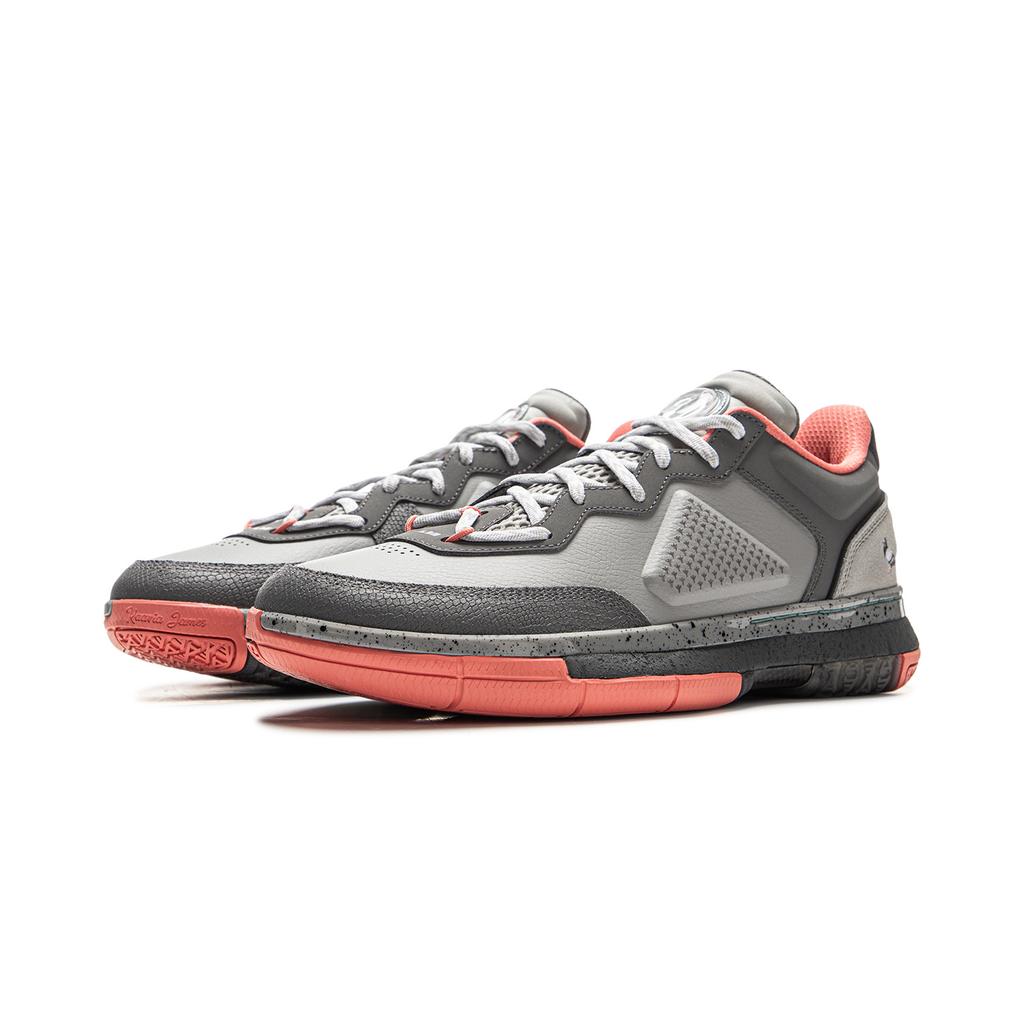 Li-Ning Way of Wade 1 Staple PIgeon Feet Men Sneakers Grey Red ABAU099-27