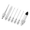Grease Fitting Kit 7PCS with Needle Tips High Pressure Lubrication Tool for Car Bike Maintenance Zinc Alloy Anti Dust