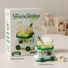 Commercial Street Coffee & Popcorn Shop Building Blocks Set - Educational Toy Ornaments for Kids