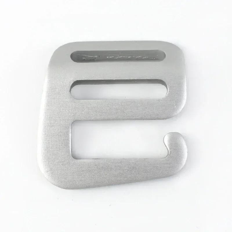 2-10 Pezzi Fibbie a Gancio a G Metalliche Meetee Fibbia a Tripla Regolazione Scorrevole 20/25mm Fibbia di Chiusura per Borsa Zaino Accessori Hardware per Nastri