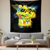 UFC Tapestry Wall Hanging, Mixed Martial Arts Logo, Wall Decor for Bedroom Living Room Dorm