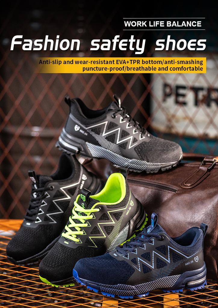 Work Safety Shoes Men Women Anti-smash Steel Toe Shoes Puncture Proof Security Work Sneakers Lightweight Protective Safety Boots
