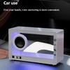 Haut-parleur Bluetooth Transparent Vintage Lumière Colorée Bas Choc Barre de Son Bouton Tactile Lecteur de Musique Style Minimaliste Nordique
