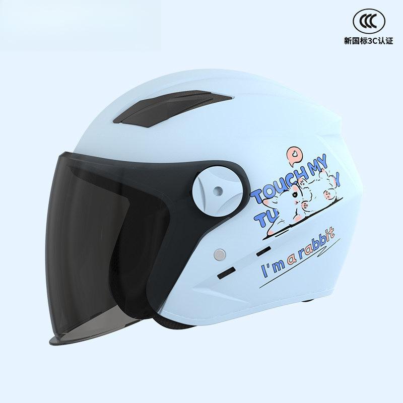 Electric vehicle locomotive helmet men and women four seasons warm sun protection half helmet full helmet