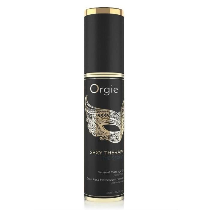 Huile de massage - Sexy Therapy - 200 ml - Pour couples - Massages sensuels - Moments romantiques