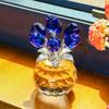 Eight Colors of Seven Rose Crystal Statues, As Wedding Decoration, Graduation Birthday Parties, Family Valentine's Day Gifts