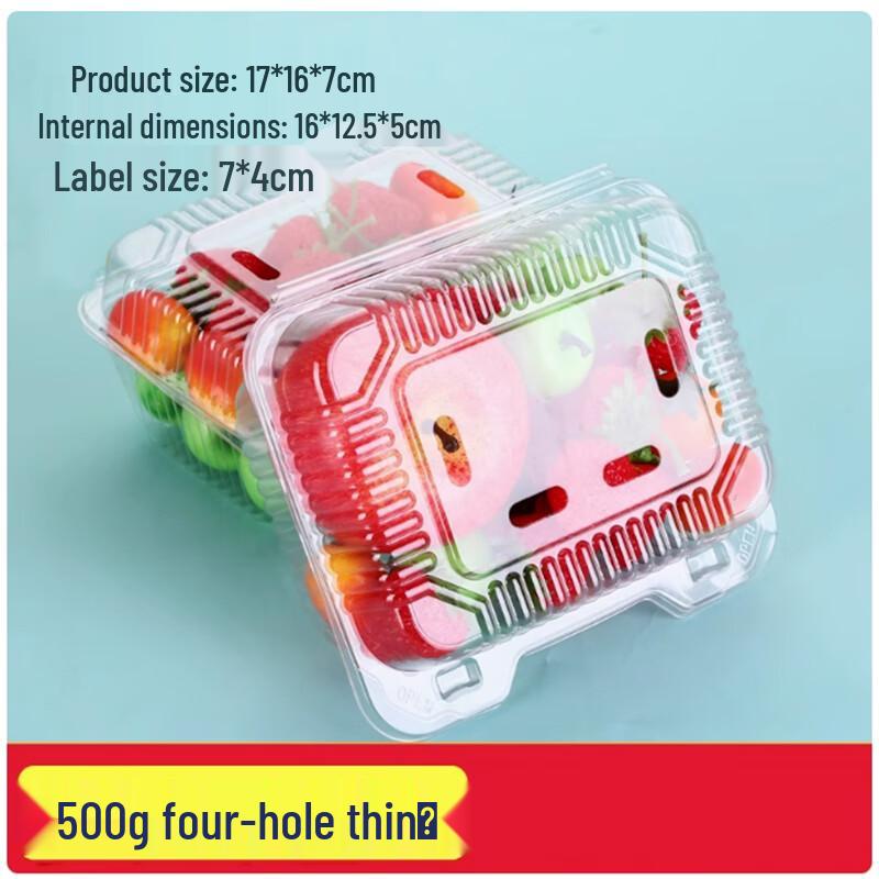 Disposable Plastic Fruit and Takeaway Food Containers