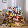 P-Paw-s P-Patrol-s Flannel Blanket Warm Soft Halloween Christmas Couch Warm Cozy Decorative Decor Gift for All Season