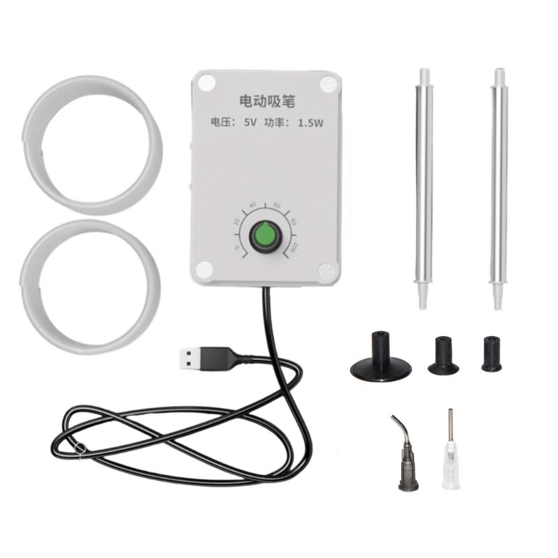 

USB Power Vacuum Suction Pen For IC And CPU Chip With Adjustable Suction Strength 1/2/3/4 Suction Pad option