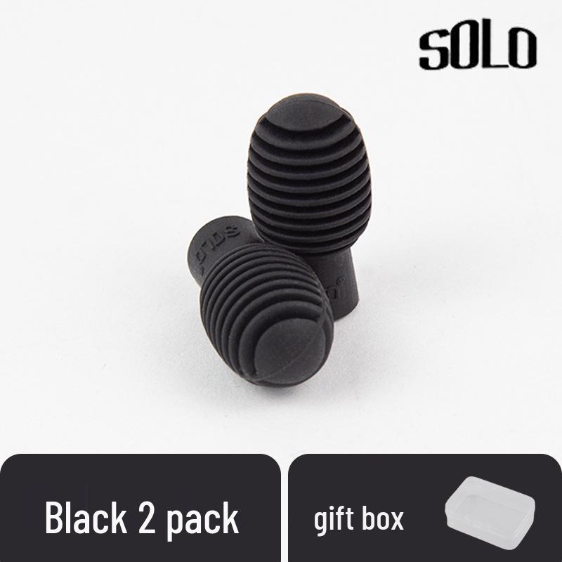 

SOLO Professional Drumsticks with Mute Holder, Practice Pad, Noise Reduction, and 5A/7A Silicone Protective Sleeves
