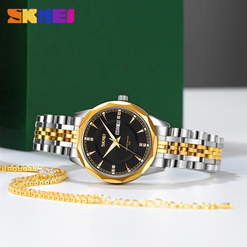 Ladies Quartz Watch Business Watch Fashion Calendar Men's Watch Waterproof Luminous Steel Belt Watch