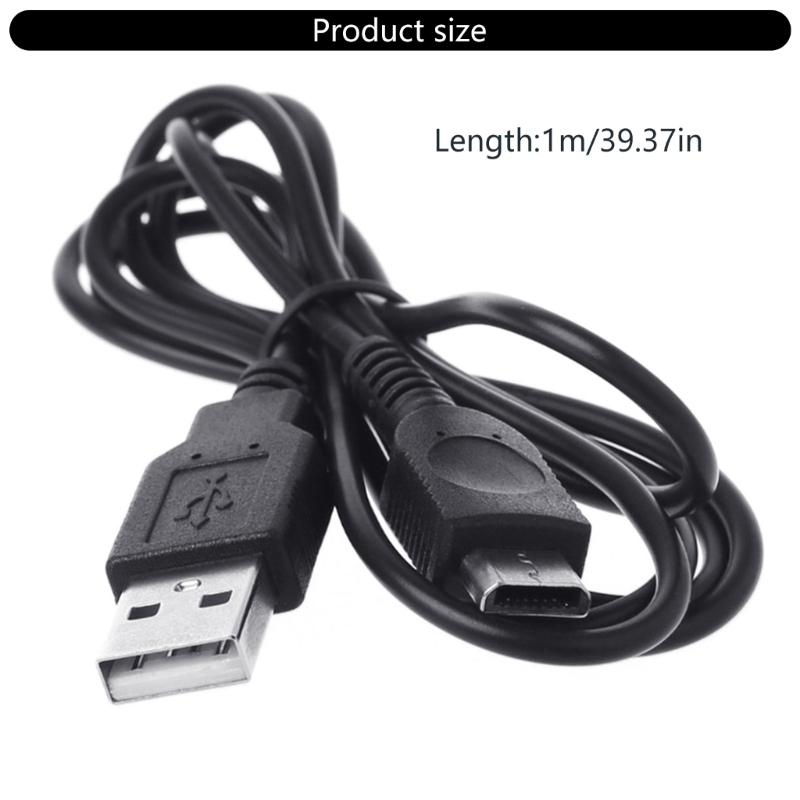 Câble de charge long de 1m/3.28ft pour console de jeu de remplacement cordon d'alimentation fil joueur de jeu vidéo câble de données
