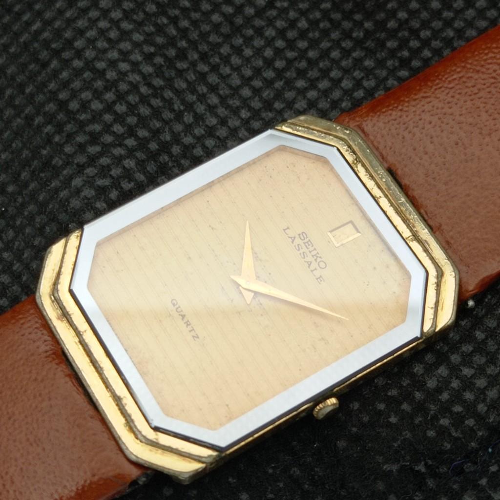 Gebrauchte Vintage-Herrenuhr „SEIKO LASSALE“ aus Japan, Quarz, 584a-a307439-9, SKU584a-a307439