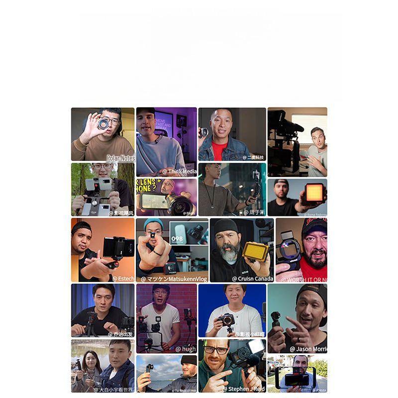 2025 VL49RGB Mini Pocket Full Color Fill Light for Mobile Photography