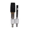 Adjustable Downstream Soft Wash Nozzle 2 In 1 Long Reach Soap Twist Nozzle 0 To 60 Degrees  Spray Pattern with 1 4 Inch