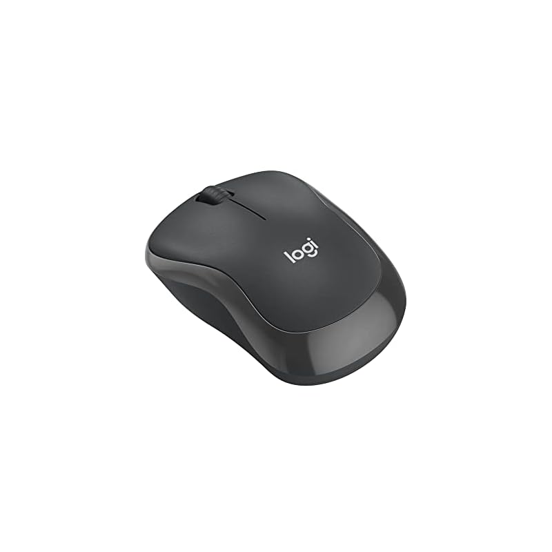 Logitech Silent Wireless Mouse M240GR Silent Bluetooth Mouse Graphite Wireless Compact Ambidextrous Logi Bolt Windows Mac iPad OS Chrome Android M240