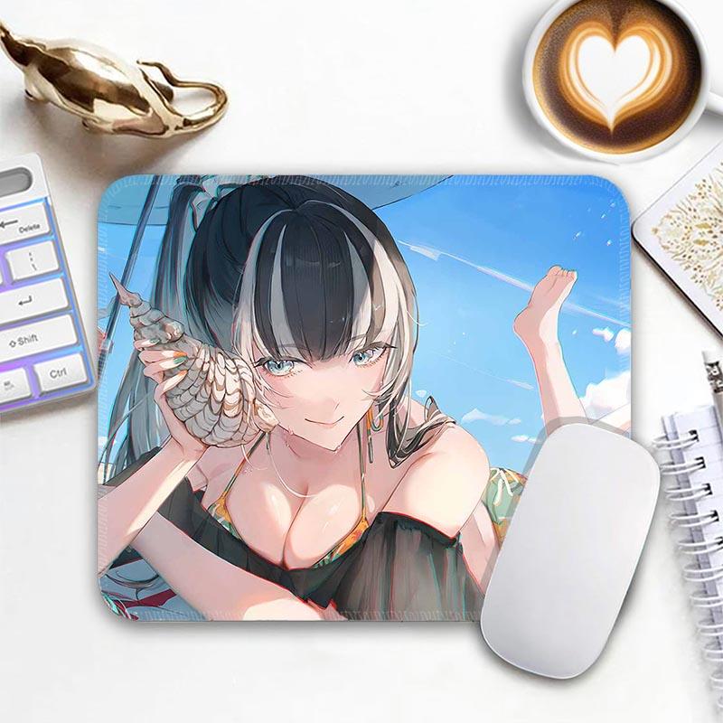 

Anime Kawii Standard Mouse Pad Virtual Idol Gamer Mouse Mat J_Juufuutei Small Gaming Mousepad Travel Mouse Mat Non-Slip Mousemat 26x21cm