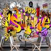 Graffiti Abstraktes Wandbild 3d Graffiti Poster Fototapete Wandmalerei Für Wohnzimmer Schlafzimmer Heimdekor