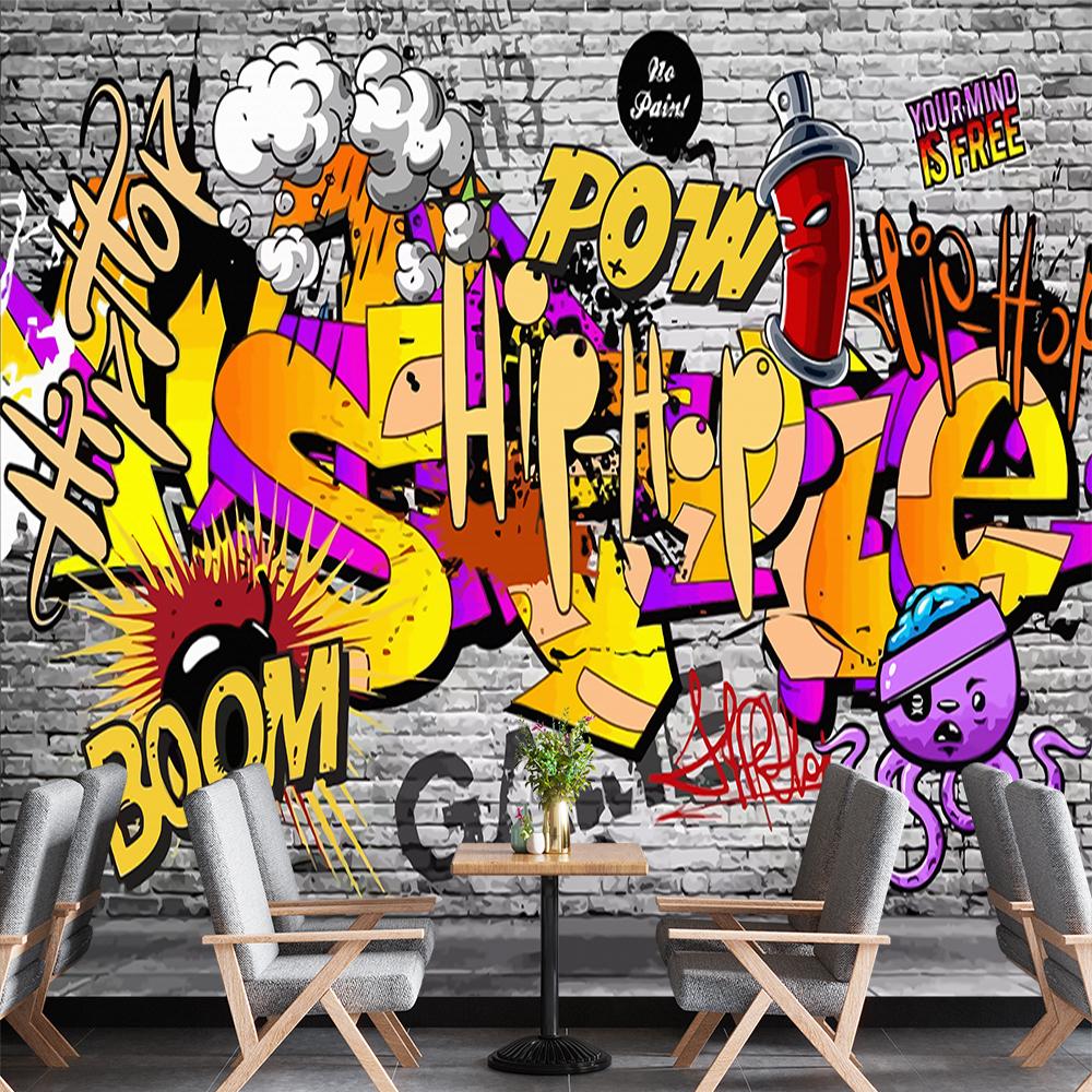 Graffiti Abstract Wall Mural 3d Graffiti Poster Photo Wallpaper Wall Painting For Living Room Bedroom Home Decor