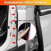 5m Car Door Rubber Seal Strip Double Layer Protector Noise Insulation Car Windshield Trunk Sealer Weatherstrip Auto Accessories