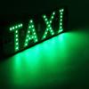 LED Indicator Light Waterproof Taxi Sign Lamp with USB Power Car Windshield Light Stickers for Ride-Hailing Cars Grab Taxi