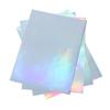 22 Sheets A4 Printable Holographic Sticker Paper Water Proof Inkjet Printer Holographic Stick Adhesive Paper