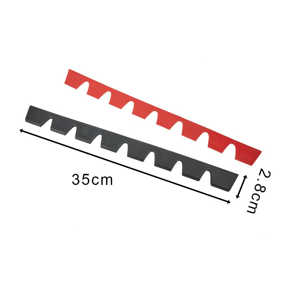 8PCS Car Front Bumper Bottom Anti-Scratch Strip Scrape Guard Skid Plate Bumper Protection Anti Collision For