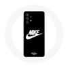 Case for Samsung Galaxy A13 5G Nike Logo White Black Background