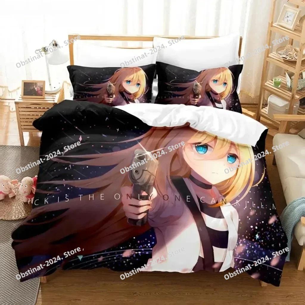 Anime Angels of Death Bedding Set Boys Girls Twin Queen Size Duvet Cover Pillowcase Bed Kids Adult Fashion Home Textileextile