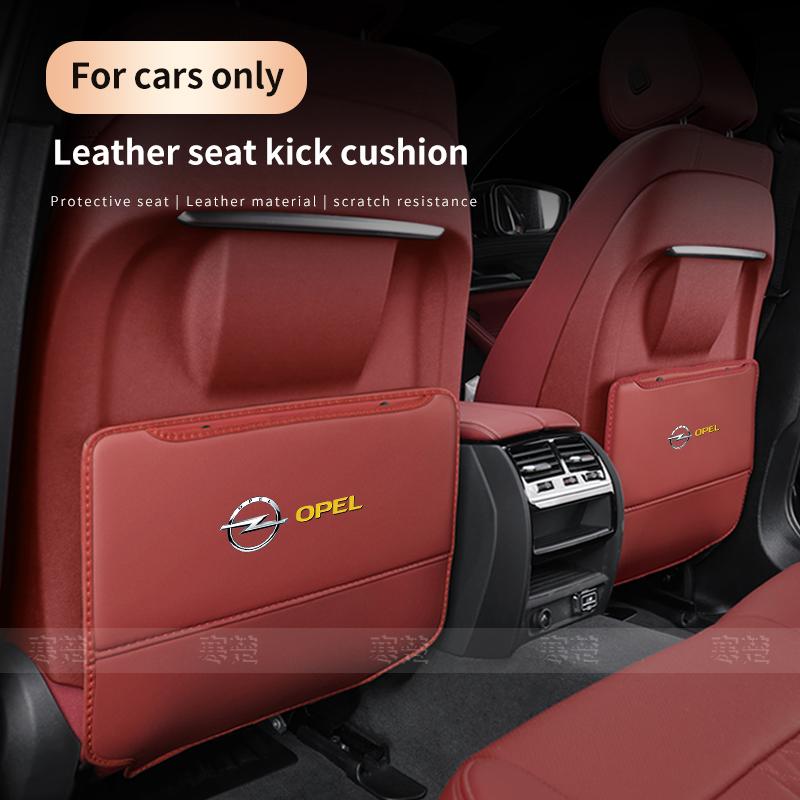 Car Seat Back Protection Anti-Kick Pad Rear Seat Storage Bag For Opel OPCline ASTRA CORSA INSIGNIA MOKKA VECTRA ZAFIRA GTC Tigra FG8