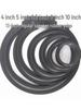 Rubber Edge Surrounds for 3-12 Inch Speaker Repair