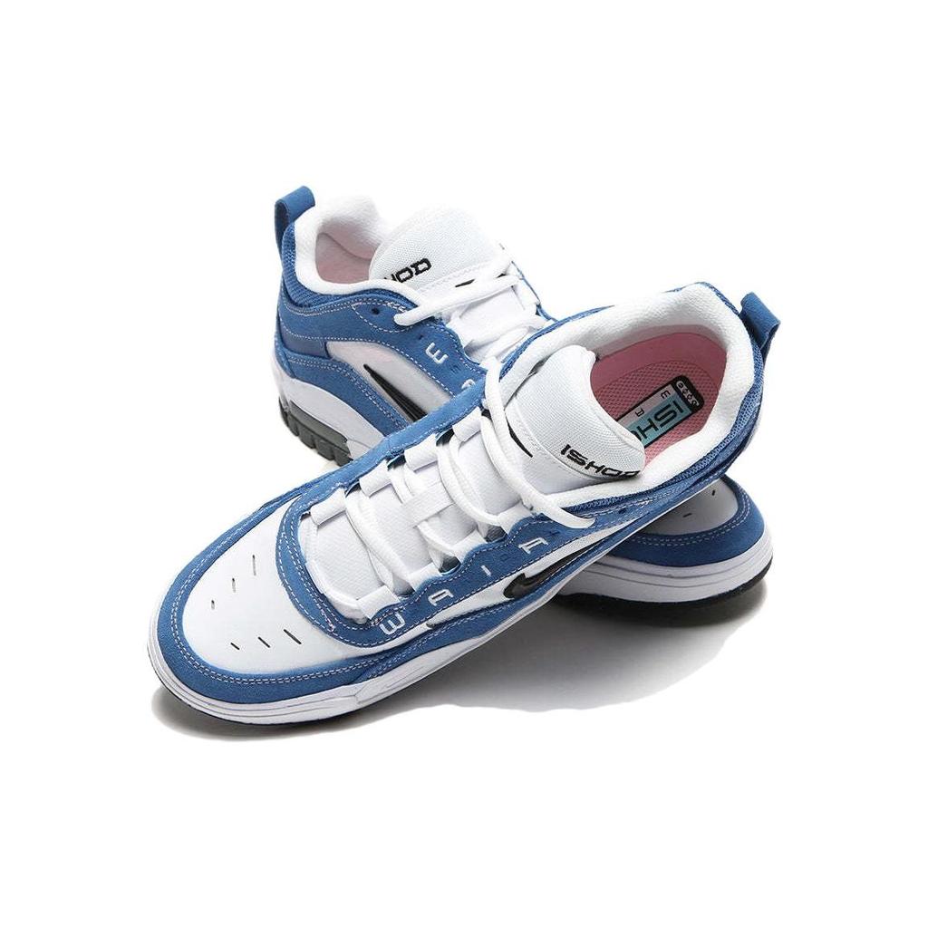 Nike Air Max Ishod Wair SB Star Blue Unisex Sneaker Weiß Mittelweich-Rosa Schwarz FB2393-400