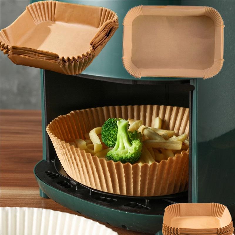 Premium Air Fryer Silicone Oil Paper Food-grade Heat-resistant Baking Sheets For Air Fryer And Oven Of 100)