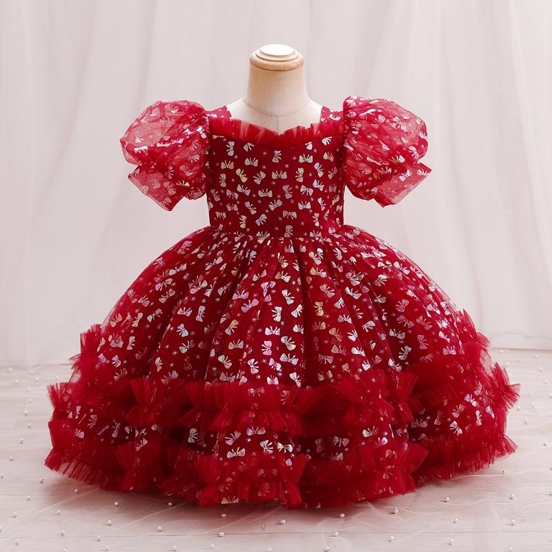 2025 New High-End Princess Dress for Girls - Formal Wear & Performance Clothing