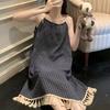 [With Chest Pad] Pure Desire Girl Nightdress with Chest Pad, Summer Women's Pajamas, New Models Can Be Worn Outside, Sleeveless Loungewear