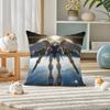 Mobile Suit Gundam Gundam Epyon Anime Plush Pillow Cover Soft Short Plush Cushion Cover For Sofa Bedroom Home Decor Gift