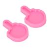 2 Pcs Fondant Molds Easy Cleaning DIY Making Food Grade Silicone Soft Elastic Chocolate Molds for
