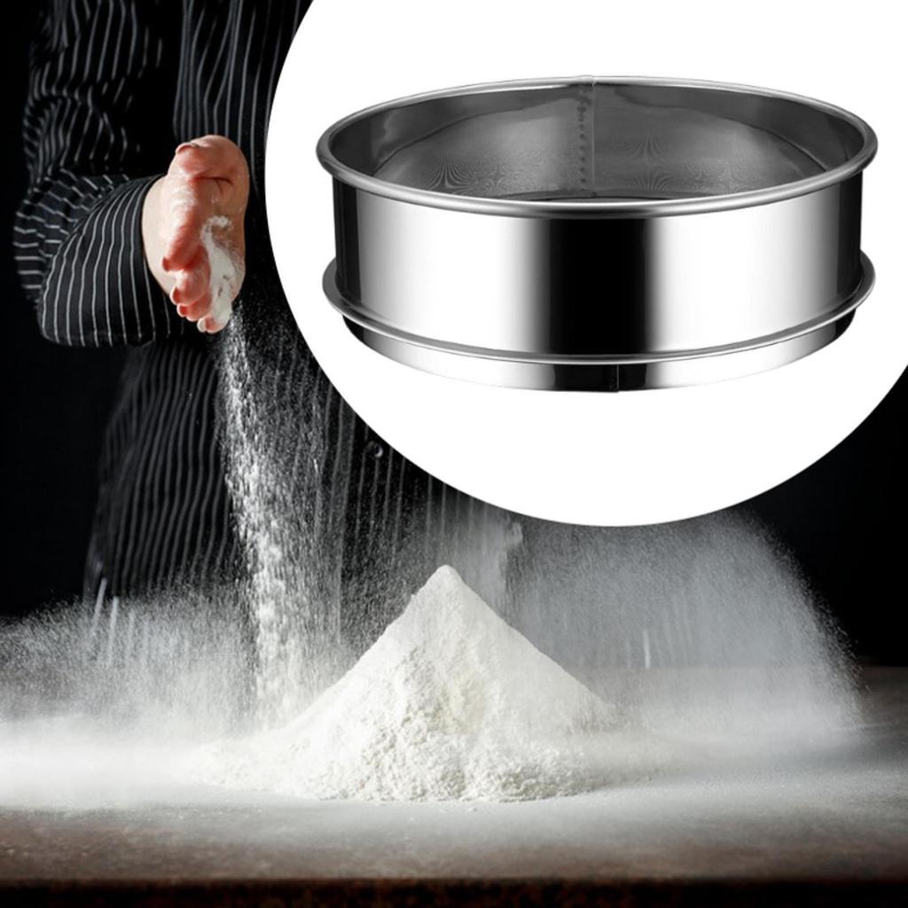 Flour Sieve In Stainless Steel for Cake And Bread Preparation