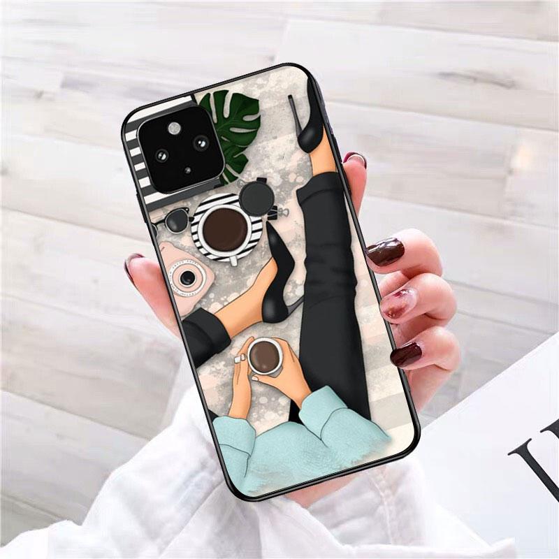 OK, ale první pouzdro na telefon Coffee Girl pro Google Pixel 7 Pro 7 6A 6 Pro 5A 4A 3A Pixel 4 XL Pixel 5 6 4 3 XL 3A XL 2 XL