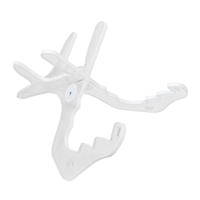 

Portable Ukulele Display Stand Acrylic Small Guitar Holder Folding Frame Small Musical Instruments Stand with Light 1