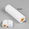10Pcs 100Mm Mini White Durable Foam Paint Roller Sleeves Painting Decorating Sponge Rollers Art Sets Painting Supplies