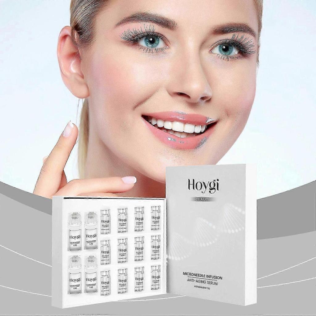 Kit Micro Needling, Kit Micro Infusione Per Viso, Rassodante Pelle, Sistema di Infusione Microneedling, Siero Viso Anti-Età & Levigante Rughe