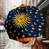 1pc Sun Moon Pattern Umbrella Design Automatic Opening and Closing Umbrella, High-quality Travel Umbrella,  c1128116